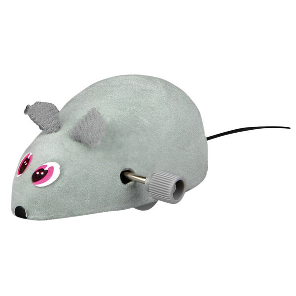 Trixie Wind Up Mouse Toy for Cats (Grey)