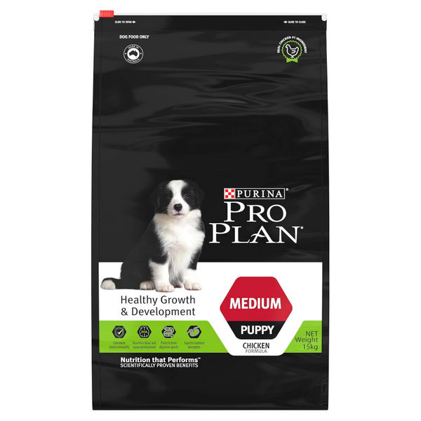 Pro Plan Chicken Medium Breed Puppy Dog Dry Food (New Improved Formula)