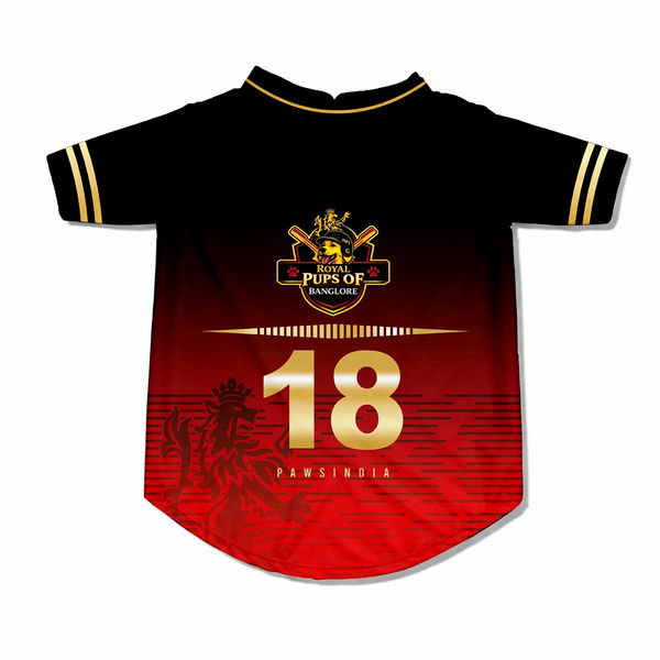 Pawsindia Royal Pups Of Bangalore T20 Pets Premier League Jersey for Dogs | Indian Pet League