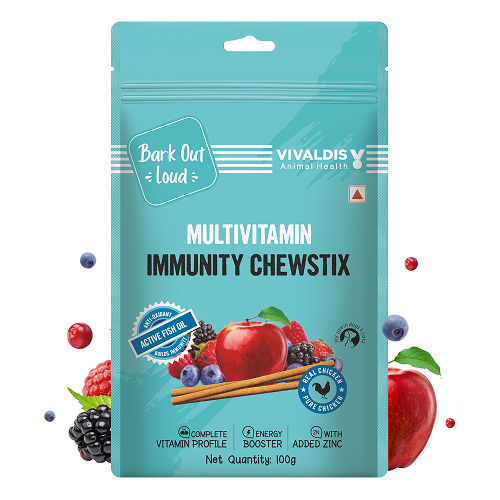 Bark Out Loud Immunity Multi Vitamin Chew Stix for Dogs and Cats