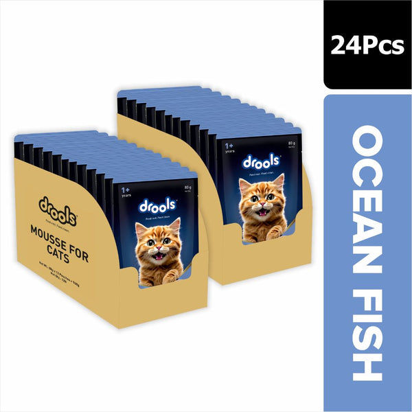Drools Chicken and Ocean Fish Mousse Combo Adult Cat Wet Food