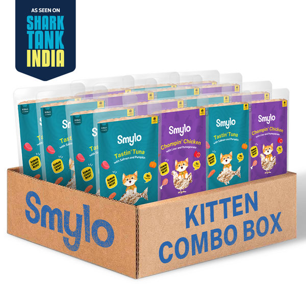 Smylo Kitten Variety Combo, Tuna & Chicken, Fresh & No-Preservative Wet Cat Food