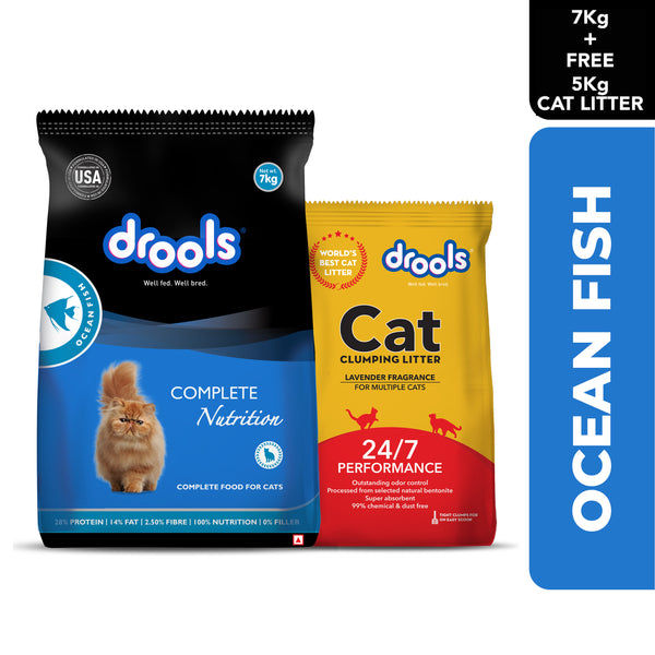 Drools Ocean Fish Adult Cat Dry Food
