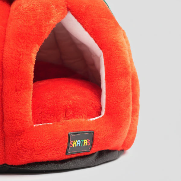Skatrs Apple Cozy House for Small Dogs and Cats (Orange)