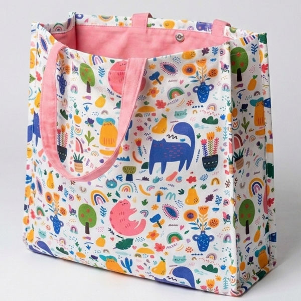Skatrs Cat Themed Tote Bag