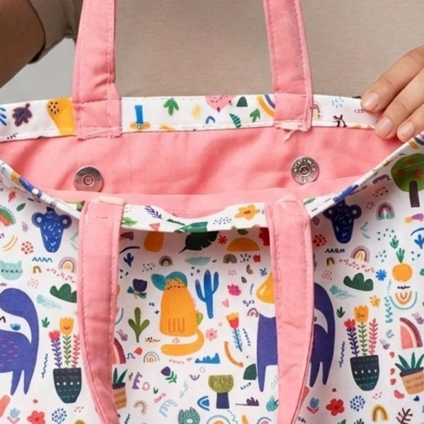 Skatrs Cat Themed Tote Bag