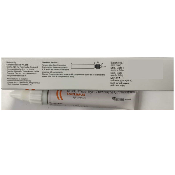 Corsie Taclimus Eye Ointment (Tacrolimus) for Dogs