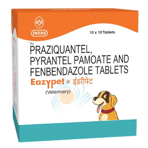 Pedigree Chicken and Vegetables Adult Dog Dry Food (20kg) and Intas Eazypet Dog Deworming Tablet (pack of 10 tablets)
