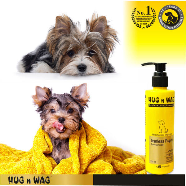 Ttk Hug n Wag Professional Tearless Puppy Shampoo with Pro Vitamin B5