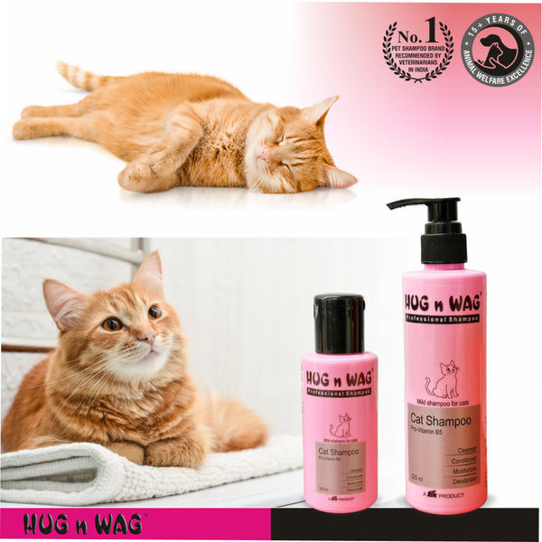 Ttk Hug n Wag Professional Mild Cat Shampoo with Pro Vitamin B5