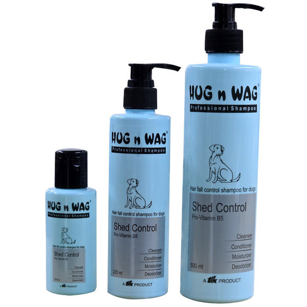 Ttk Hug n Wag Professional Shed Control Shampoo with Pro Vitamin B5 for Dogs