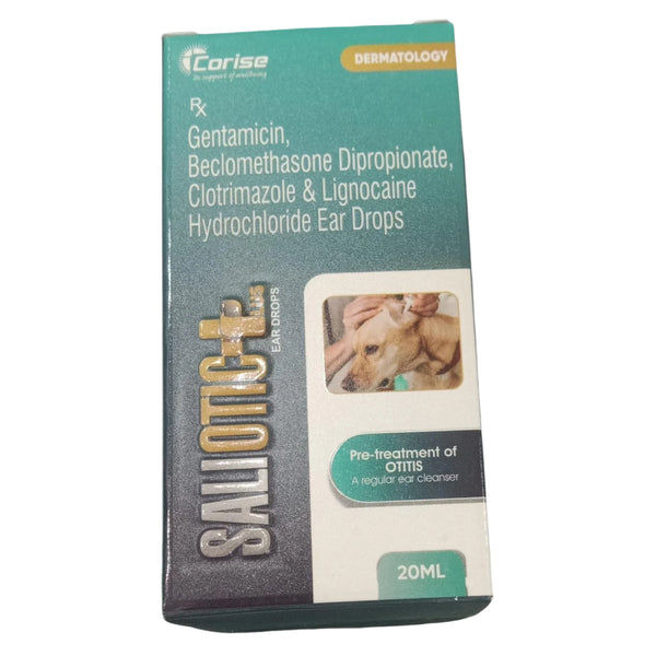 Corsie Saliotic plus Ear Drops for Dogs 20ml