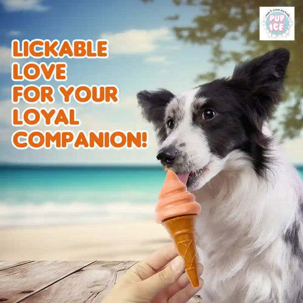 Pup Ice Strawberry Flavoured Waffle Cones Dog Treat