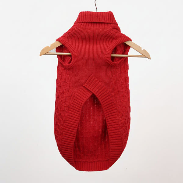 Skatrs Red Sweater For Dogs and Cats