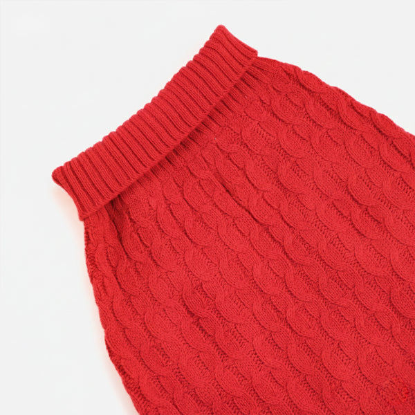 Skatrs Red Sweater For Dogs and Cats