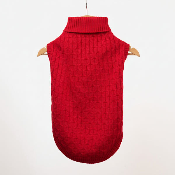 Skatrs Red Sweater For Dogs and Cats