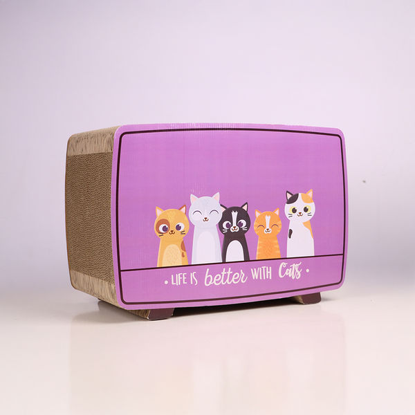 Skatrs TV Scratcher Toy for Cats