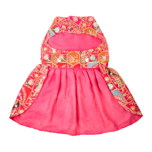Skatrs Royale Lehenga for cats and dogs (Pink)