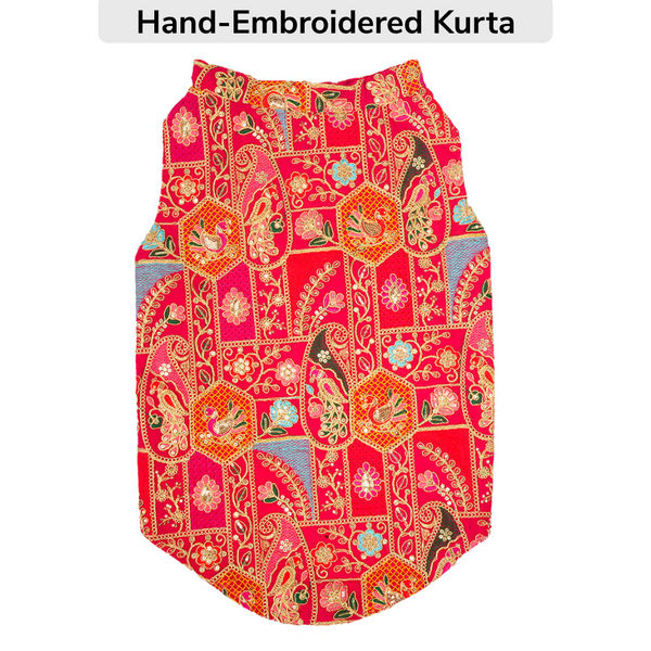 Skatrs Royale Sherwani for cats and dogs (Pink)