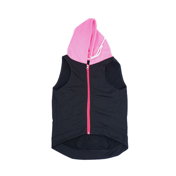 Skatrs Midnight Pop In-Style Hoodie For Dogs and Cats (Black & Neon Pink)