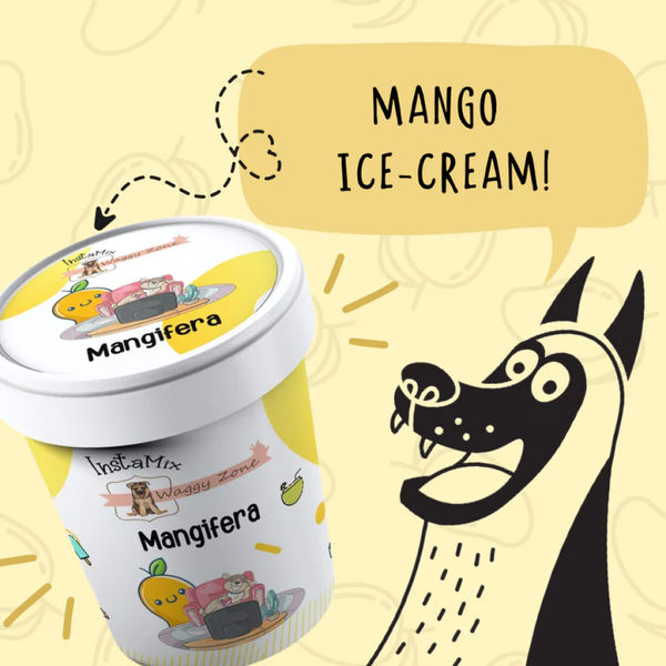 Waggy Zone Mango Ice Cream for Pets