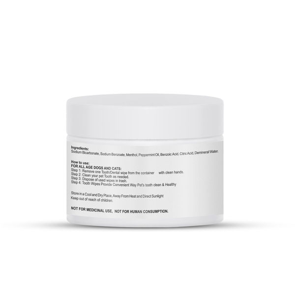 Petvit Dental Wipes for Dogs and Cats
