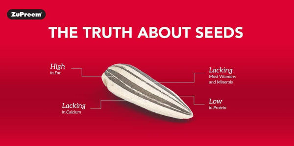 ZuPreem Fruit Blend Bird Food for Parrots and Conures