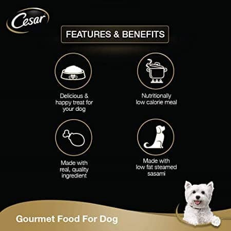 Cesar Sasami & Vegetables Premium Adult Dog Wet Food