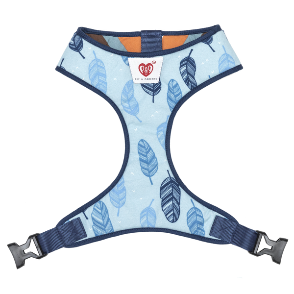 Pet And Parents Stripy Feathers Reversible Harness for Dogs