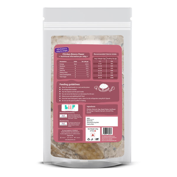 BLEP Chicken Brocco Pawer Dog Wet Food