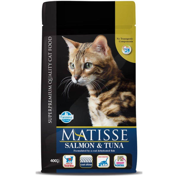 Farmina Matisse Salmon & Tuna and Chicken & Rice Adult Cat Dry Food Combo (10kg+10kg)