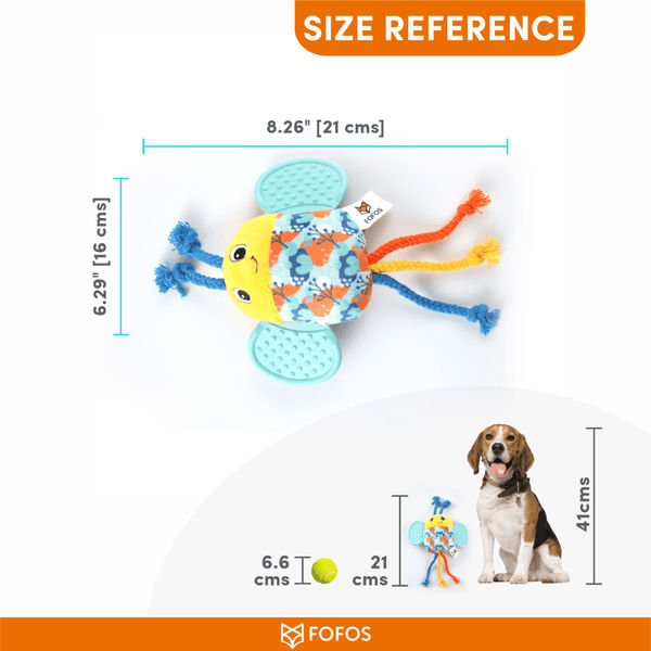 Barkbutler x Fofos Puppy Bee Toy for Dogs