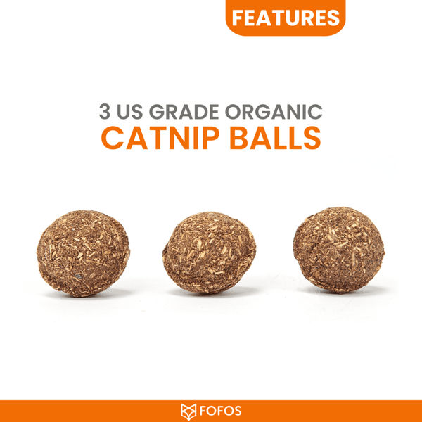 Barkbutler x Fofos Eagle with Catnip Balls Interactive Toy for Cats