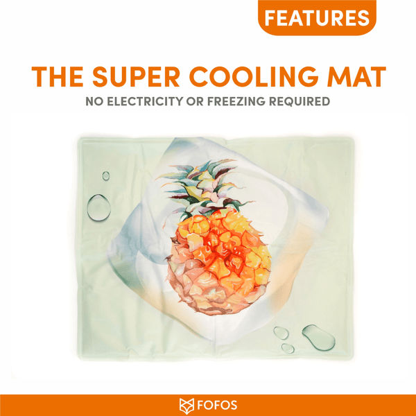 Barkbutler x Fofos Pineapple Cooling Mat for Dogs