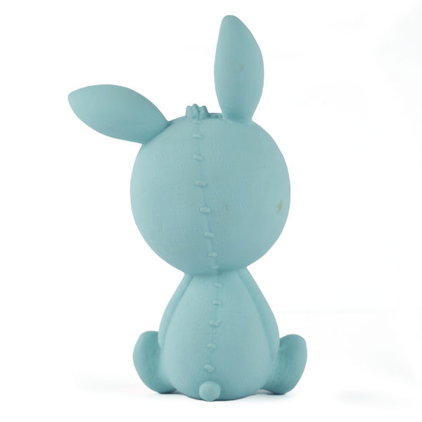 Barkbutler x Fofos Latex Bi Rabbit Toy for Dogs | For Medium Chewers (Blue)