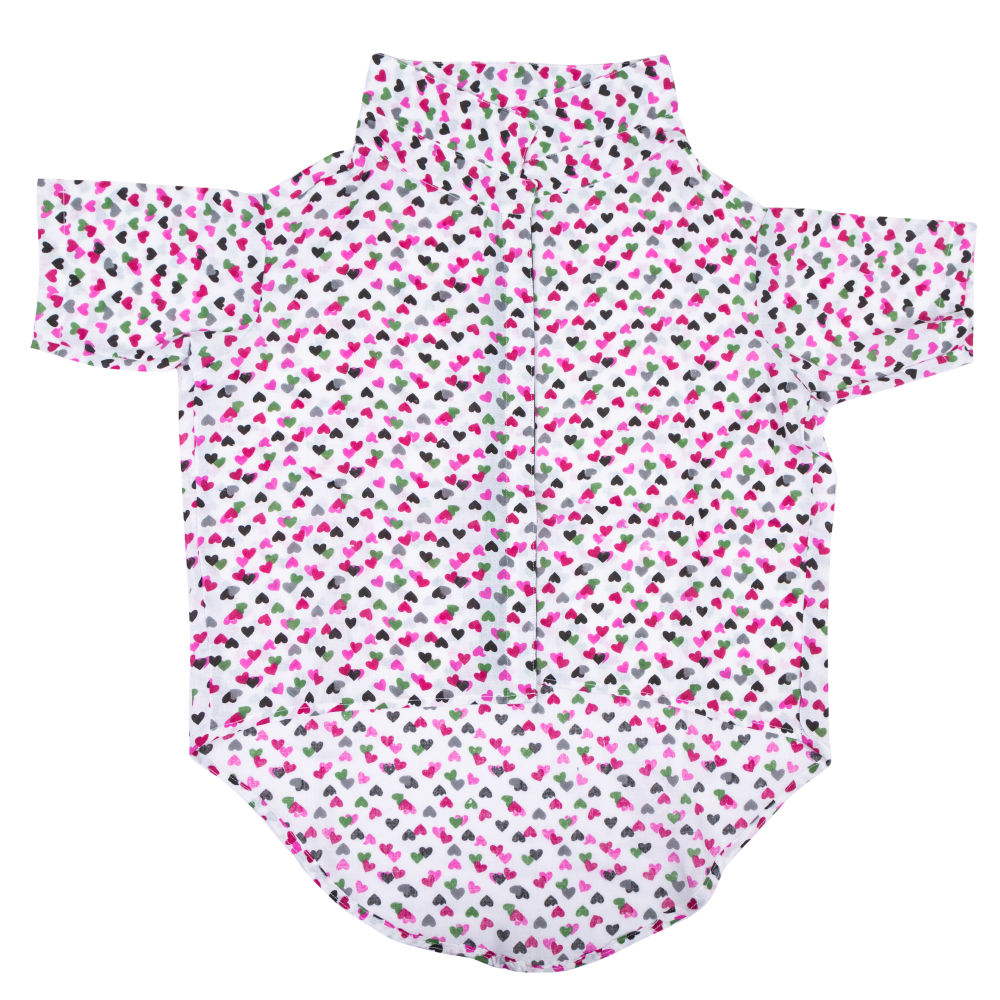 Up4pets Dreamy Hearts Cotton Shirts for Dogs (Pink)
