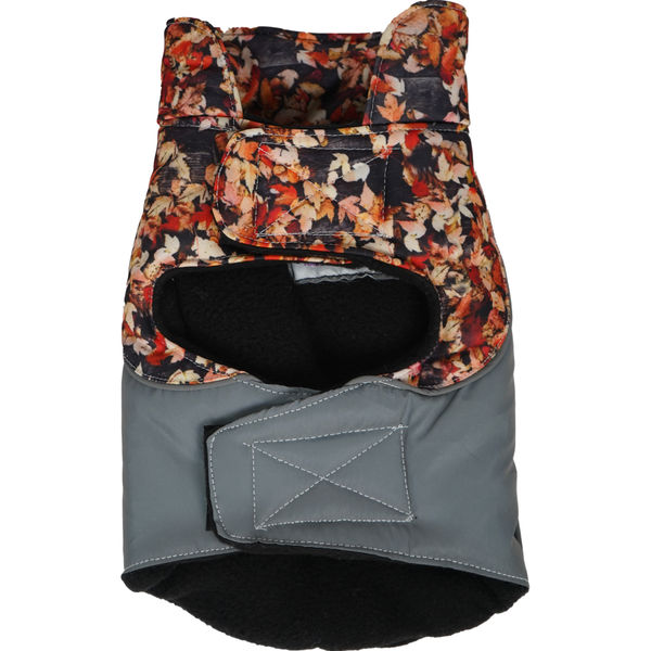 Up4pets Small Autumn Leaf Polyester Fleece Jackets for Dogs and Cats