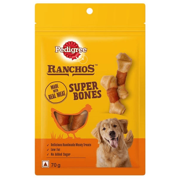 Pedigree Ranchos Super Bones Chicken & Milk Dog Treats