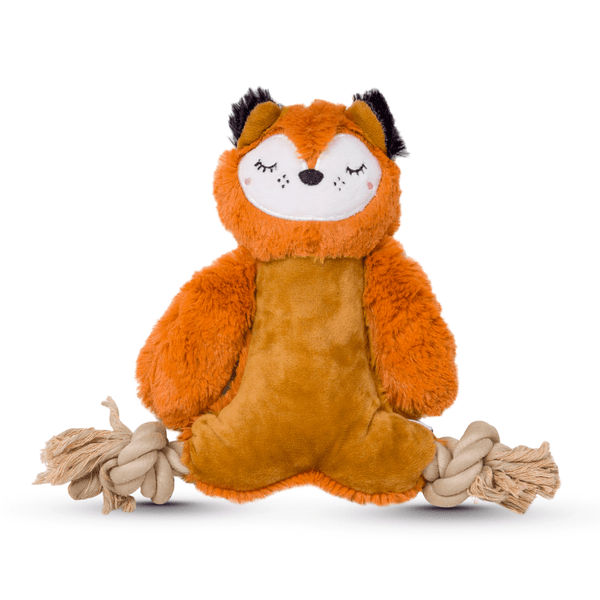 Barkbutler x Fofos Ropeleg Plush Bear Toy for Dogs | For Medium Chewers