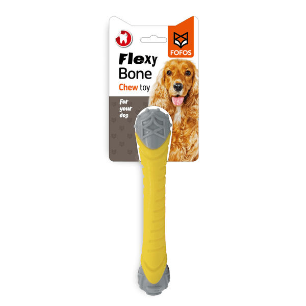 Barkbutler x Fofos Flexy Bone Chew Toy for Dogs