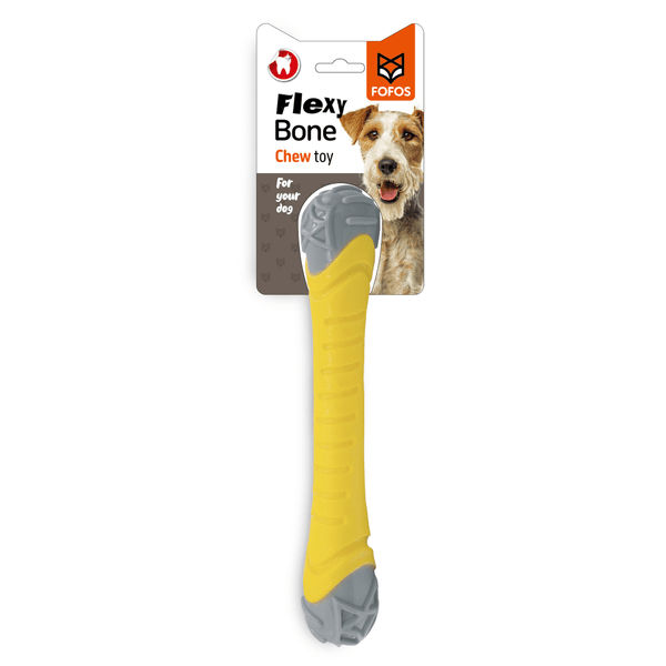 Barkbutler x Fofos Flexy Bone Chew Toy for Dogs