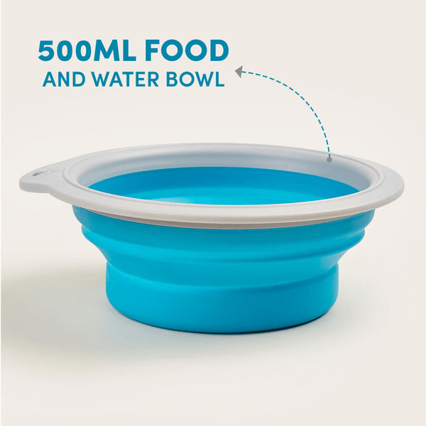 Barkbutler x Fofos Collapsible Bowl for Dogs (Blue)