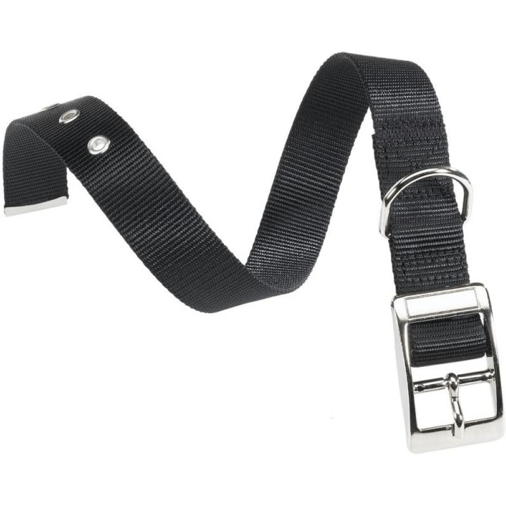 Ferplast Club CF Nylon Collar for Dogs (Black)
