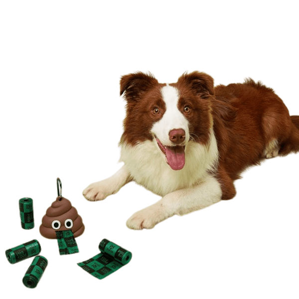Barkbutler x Fofos Poop Bag Refills with Bag Dispenser for Dogs and Cats
