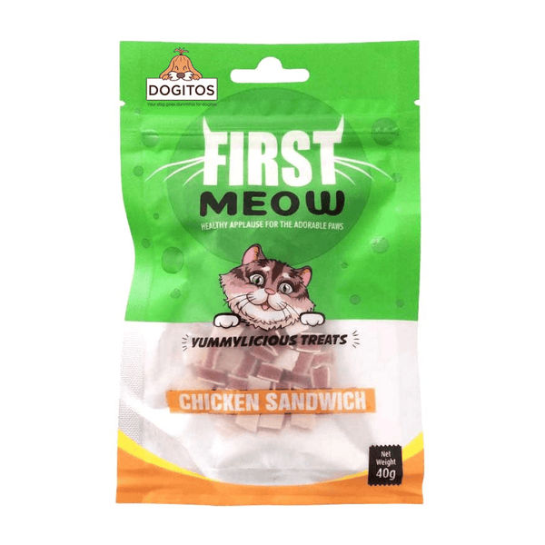 First Meow Chicken Sandwich Cat Treat
