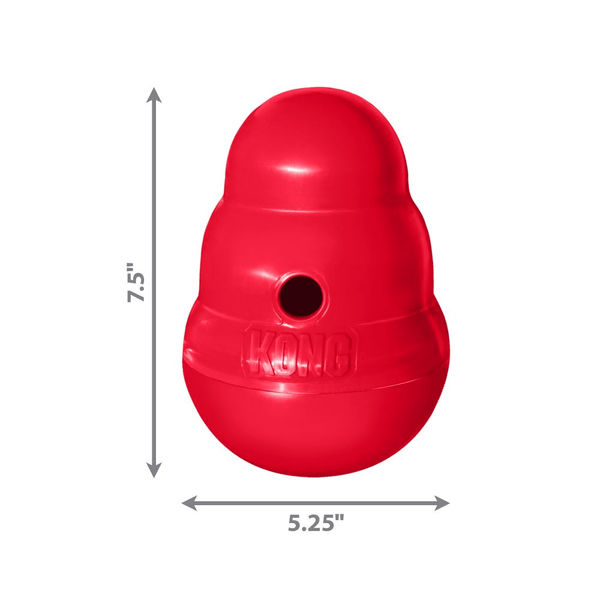Kong Wobbler Toy for Dogs (Red) | For Aggressive Chewers