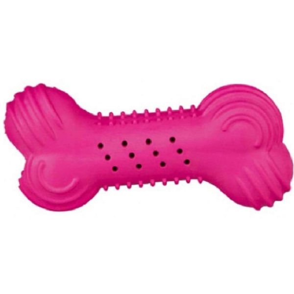 Trixie Cooling Bone Natural Rubber Chew Toy for Dogs (Pink)