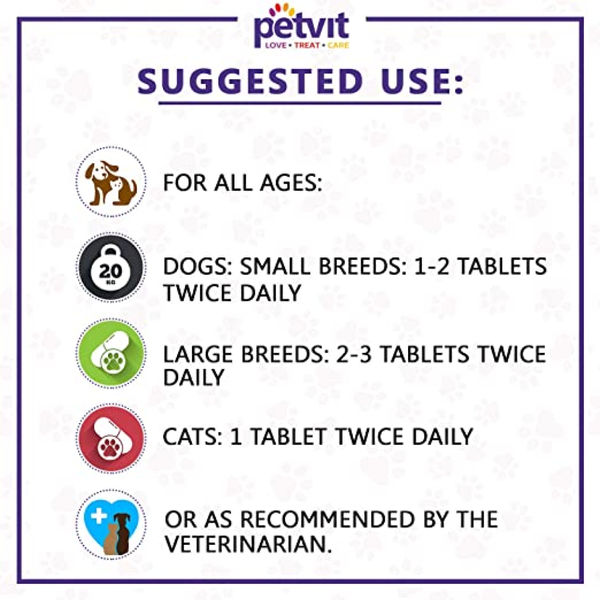 Petvit Calming Tablets for Dogs and Cats