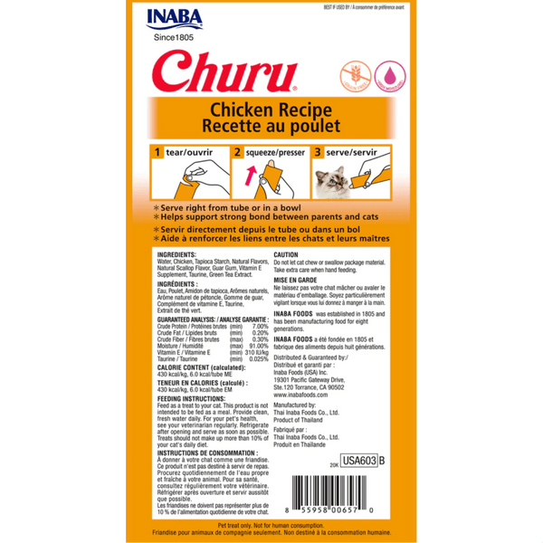 INABA Churu Chicken Creamy Cat Treats