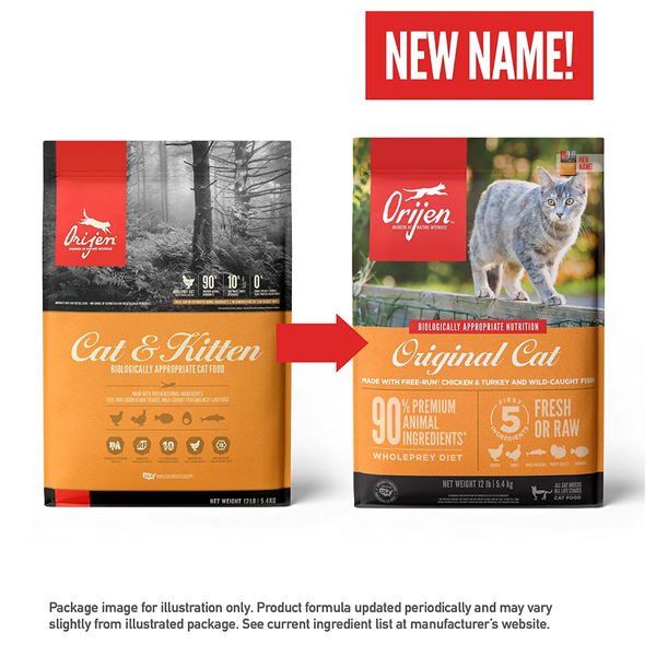 Orijen Original Cat & Kitten Dry Food (All Breeds & Ages)